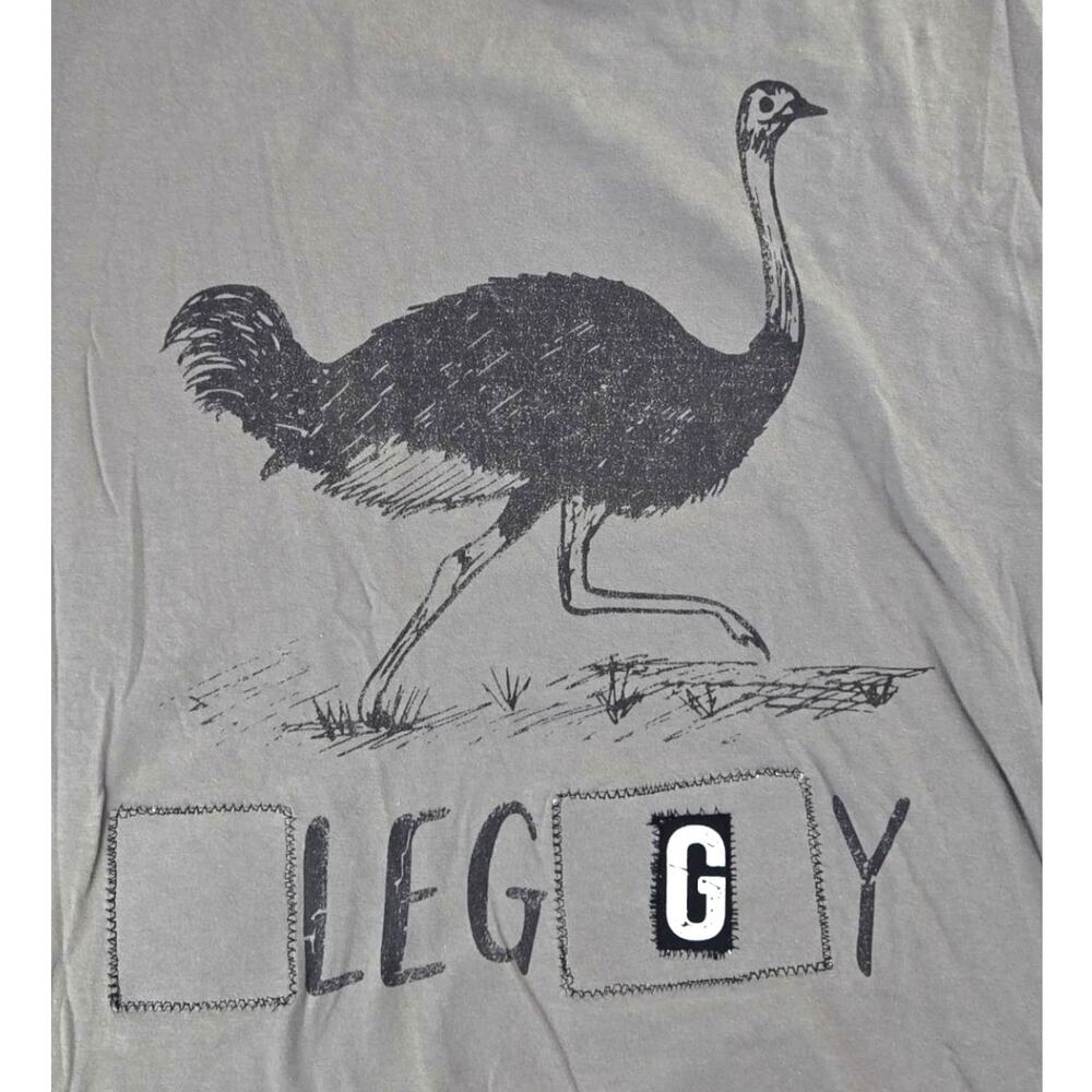 Port & Company| Reworked/Upcycled Leggy Ostritch T-shirt | Size Large - Picture 2 of 6
